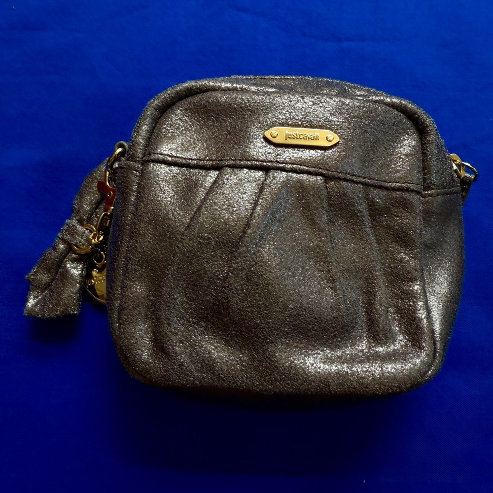 Just Cavalli Metallic Bronze Clutch